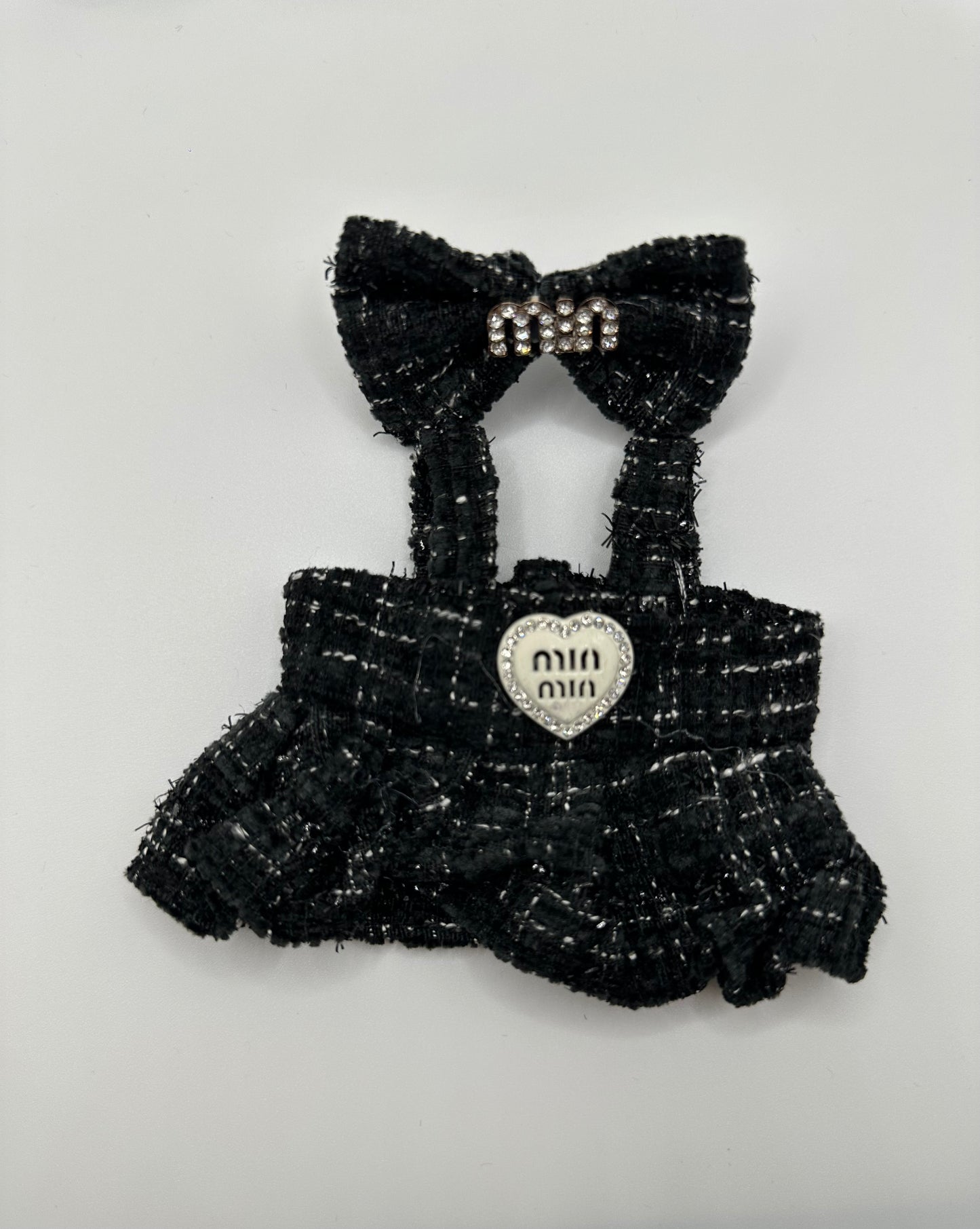 Labubu Miu Miu Inspired Dress Set (Black)