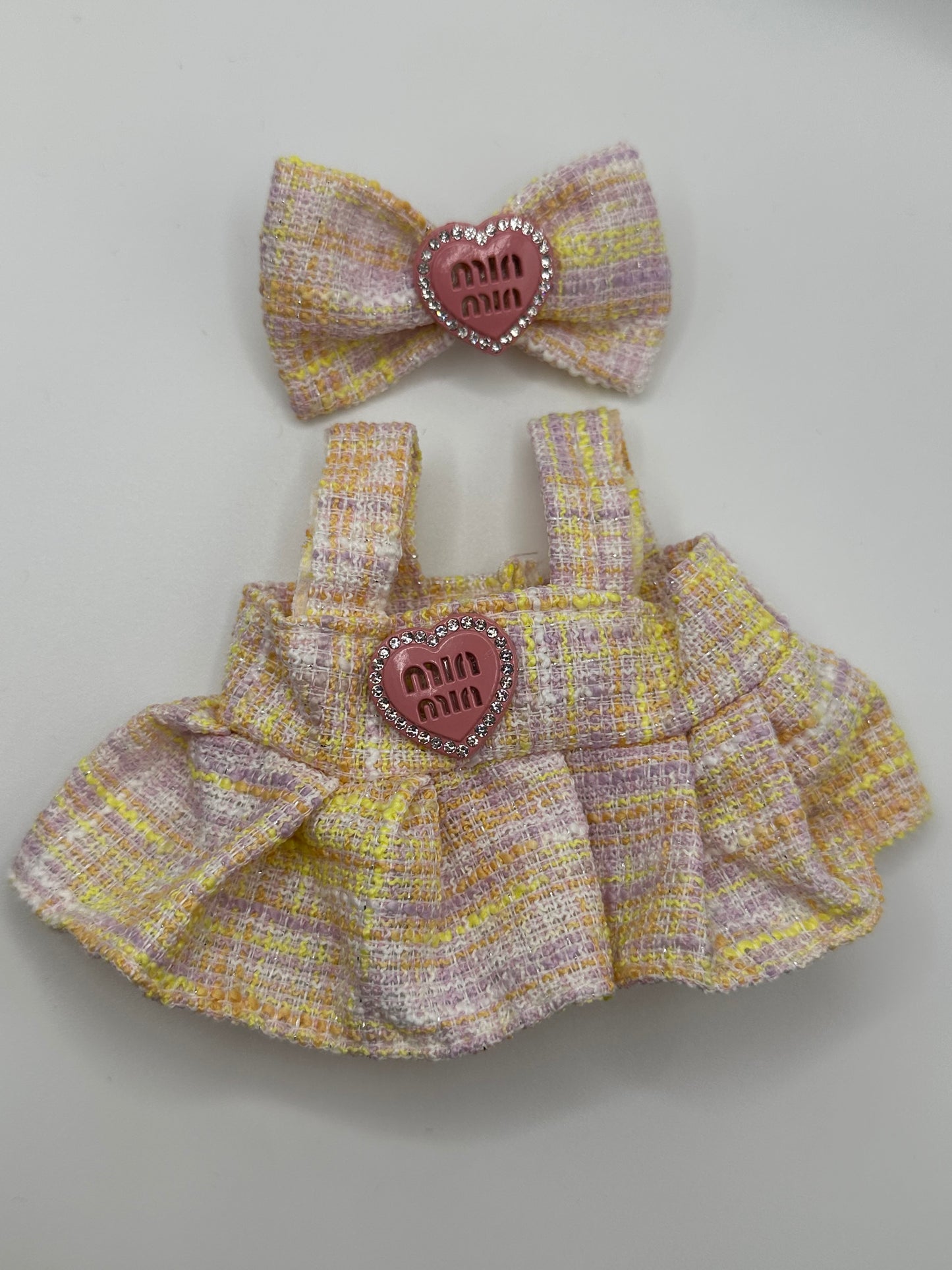 Labubu Miu Miu Inspired Dress Set