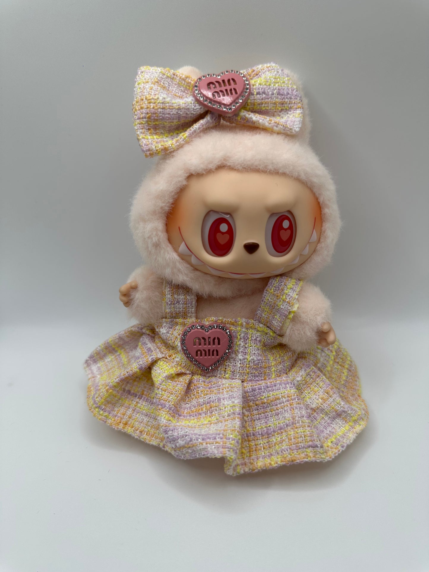 Labubu Miu Miu Inspired Dress Set