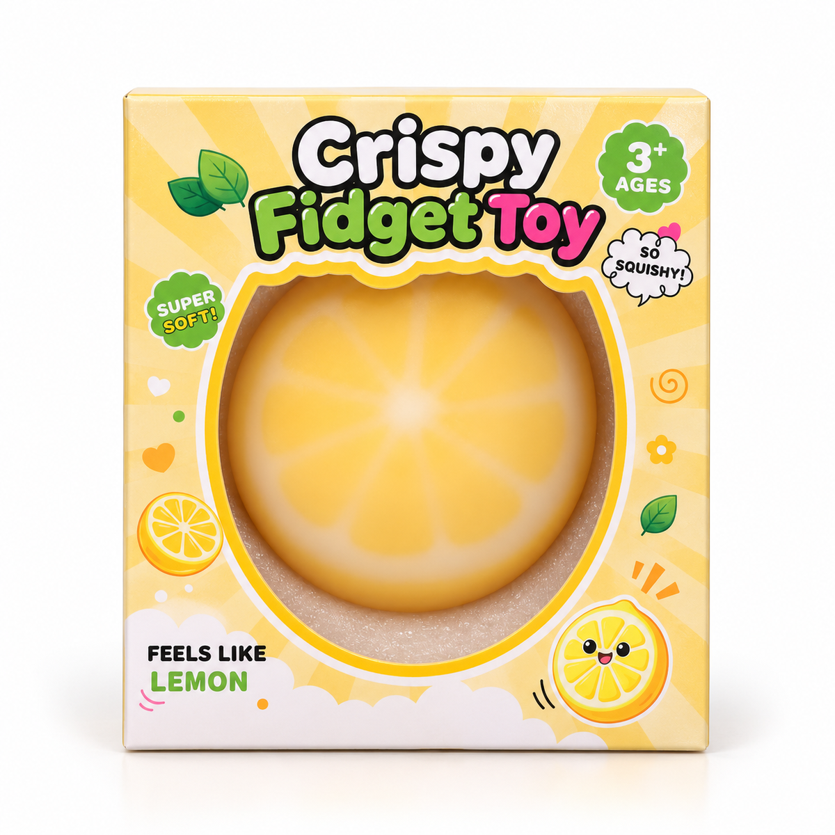 Wax Cracking Lemon Squishy