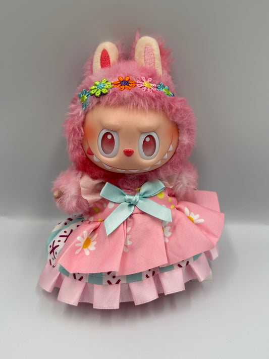Labubu Flower Dress Set