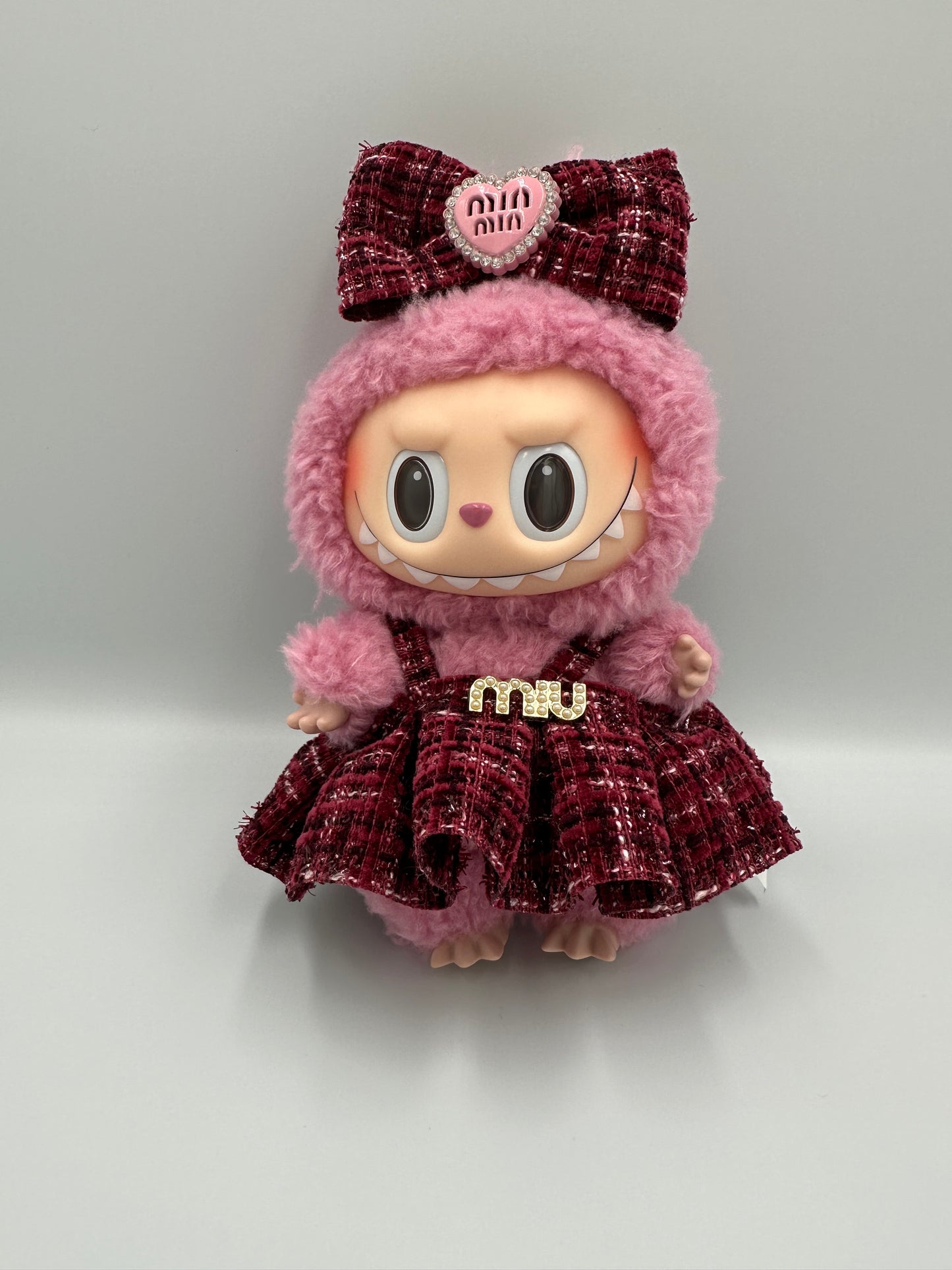 Labubu Miu Miu Set (Burgandy)