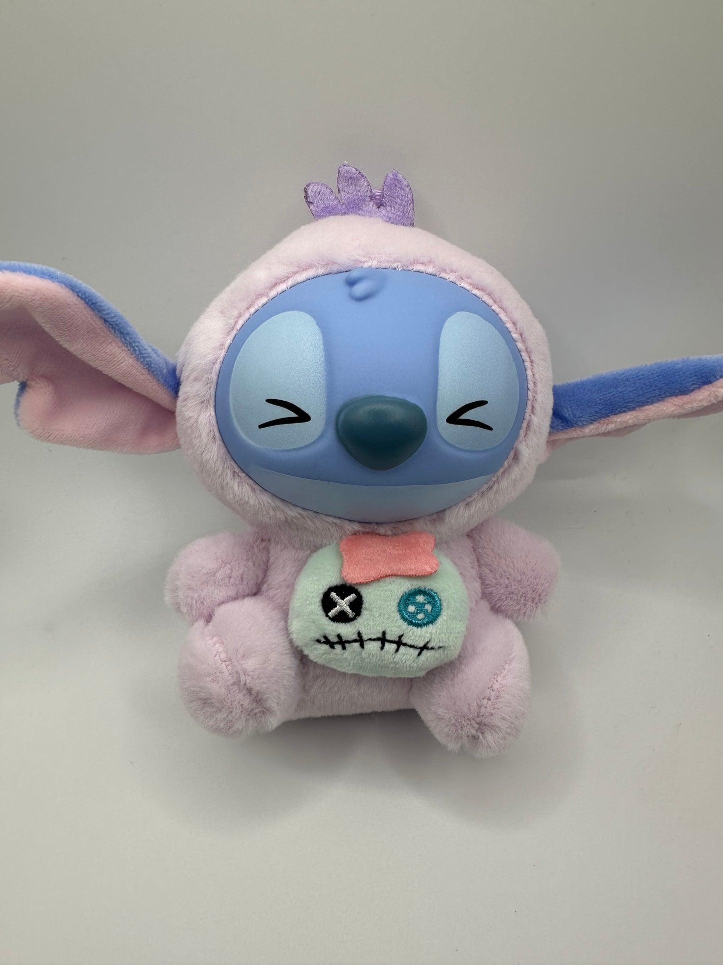 Stitch Inspired Plush Keychain