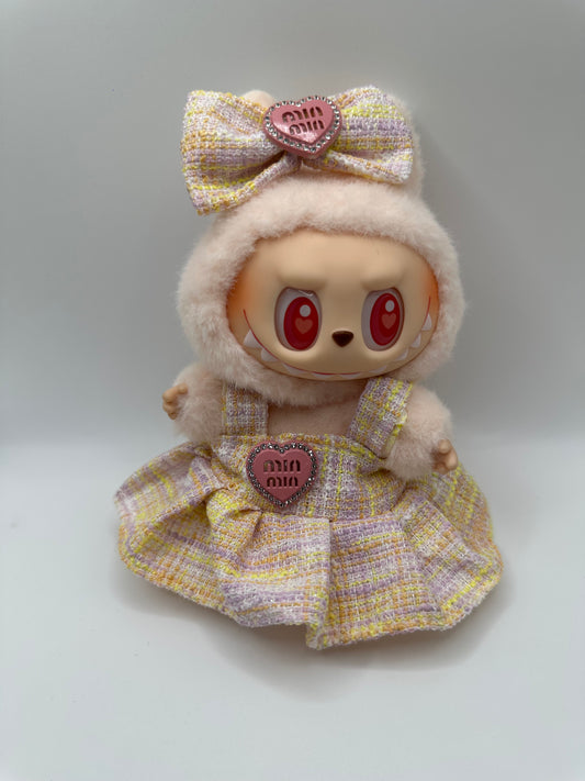 Labubu Miu Miu Inspired Dress Set