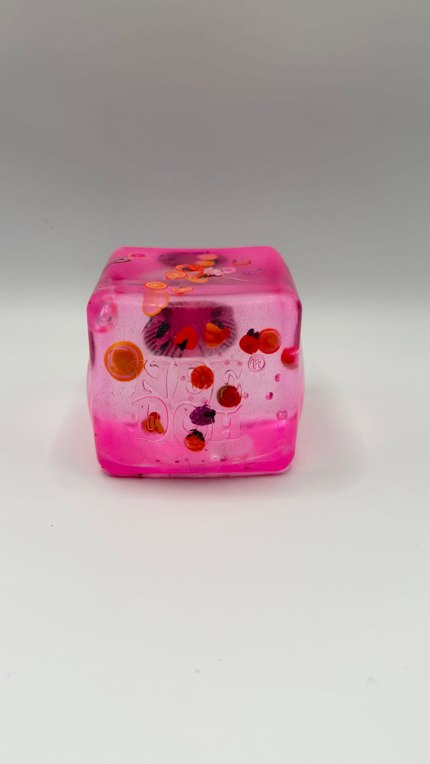 Pink Starbucks Inspired Squish Cube