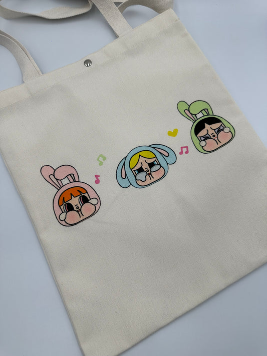 Powerpuff Girls Inspired Tote Bag