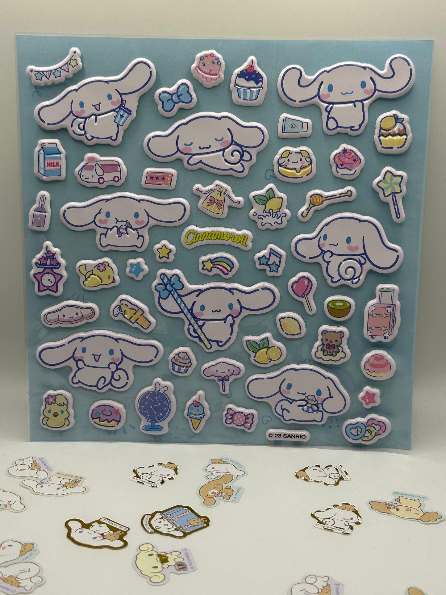 Cinnamoroll 3D Puff Sticker Sheet